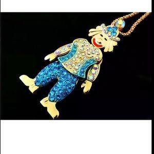 Scary Halloween Clown 🤡 Necklace (Moveable Parts)